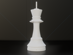 King White - made in Blender 3D 모델