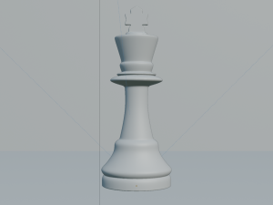 King White - made in Blender 3D 모델