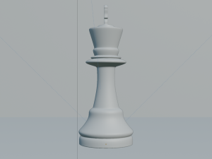 King White - made in Blender 3D 모델