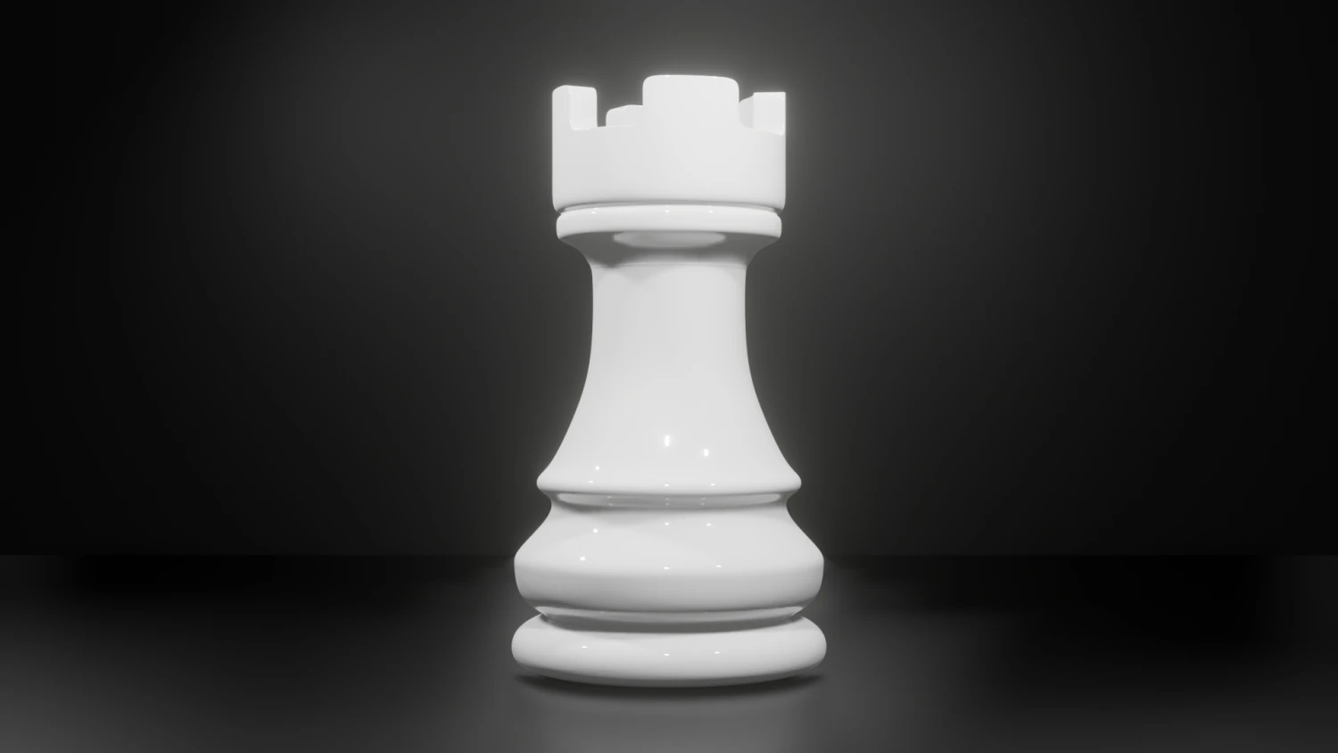 Rook White - made in Blender 3D Model .c4d .max .obj .3ds .fbx .stl .blend 