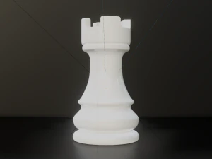 Rook White - made in Blender 3D Model