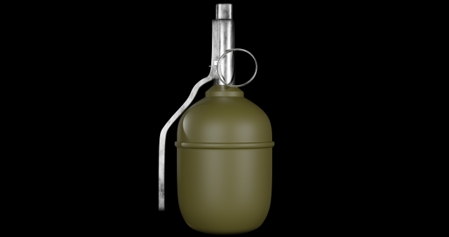 RGD-5 Grenade - made in Blender Modello 3D .c4d .max .obj .3ds .fbx .stl .blend 