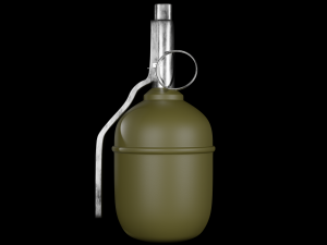 RGD-5 Grenade - made in Blender Modello 3D