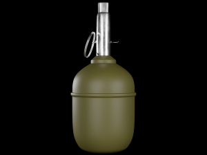 RGD-5 Grenade - made in Blender Modello 3D