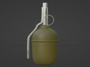 RGD-5 Grenade - made in Blender Modello 3D