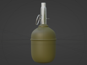 RGD-5 Grenade - made in Blender Modello 3D
