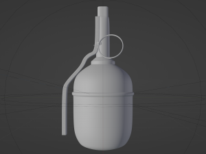 RGD-5 Grenade - made in Blender Modello 3D