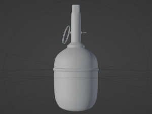 RGD-5 Grenade - made in Blender Modello 3D