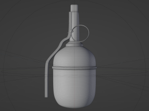 RGD-5 Grenade - made in Blender Modello 3D