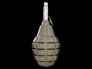 F-1 Grenade - made in Blender 3D Model