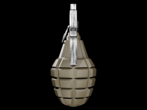 F-1 Grenade - made in Blender 3D Model