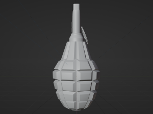 F-1 Grenade - made in Blender 3D Model