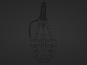 F-1 Grenade - made in Blender 3D Model
