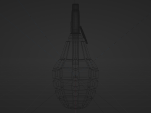 F-1 Grenade - made in Blender 3D Model