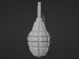 F-1 Grenade - made in Blender 3D Model
