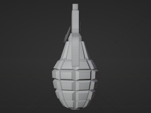 F-1 Grenade - made in Blender 3D Model