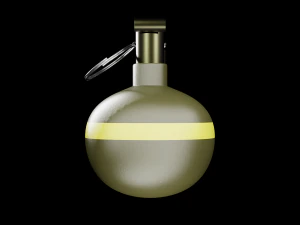 HE Grenade - made in Blender 3D Model