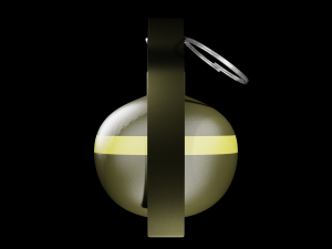 HE Grenade - made in Blender 3D 模型