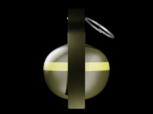 HE Grenade - made in Blender 3D Model