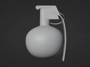HE Grenade - made in Blender 3D Model