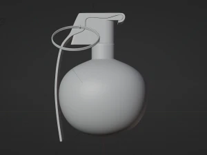HE Grenade - made in Blender 3D Model