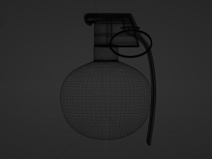 HE Grenade - made in Blender 3D 模型
