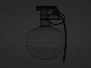 HE Grenade - made in Blender 3D Model