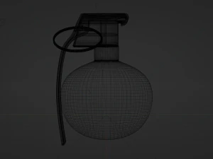 HE Grenade - made in Blender 3D Model