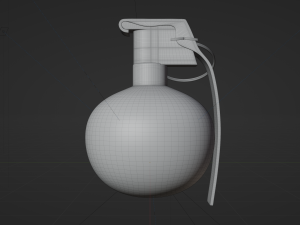 HE Grenade - made in Blender 3D 模型