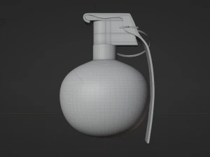 HE Grenade - made in Blender 3D Model