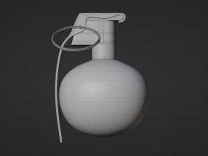 HE Grenade - made in Blender 3D 模型