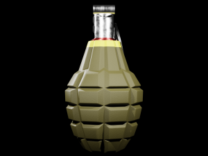 MK 2 Grenade - made in Blender 3D Model