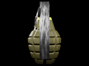 MK 2 Grenade - made in Blender 3D Model