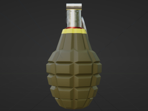 MK 2 Grenade - made in Blender 3D Model