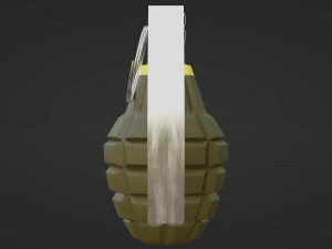 MK 2 Grenade - made in Blender 3D Model