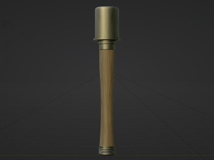 Stielhandgranate 24 - made in Blender Model 3D