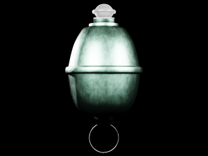 Eihandgranate M39 grey - made in Blender 3Dモデル