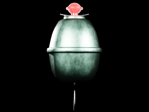 Eihandgranate M39 red - made in Blender 3Dモデル