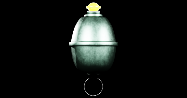 Eihandgranate M39 yellow - made in Blender Modello 3D .c4d .max .obj .3ds .fbx .stl .blend