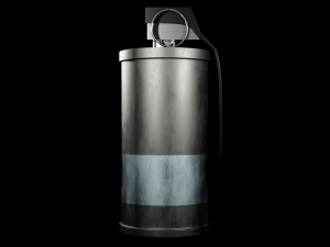 Smoke Grenade - made in Blender 3D मॉडल