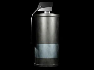 Smoke Grenade - made in Blender 3D Model