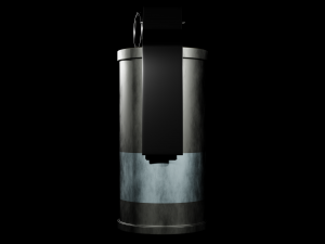 Smoke Grenade - made in Blender Model 3D