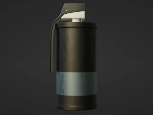 Smoke Grenade - made in Blender 3D Model