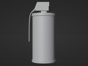 Smoke Grenade - made in Blender Model 3D