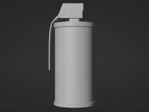 Smoke Grenade - made in Blender 3D Model