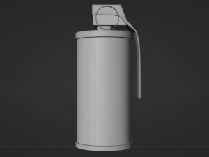 Smoke Grenade - made in Blender 3D Model