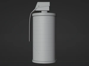 Smoke Grenade - made in Blender 3D Model