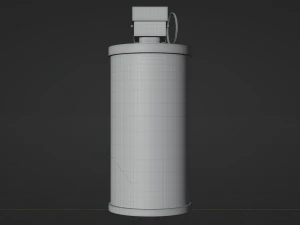 Smoke Grenade - made in Blender 3D Model