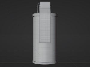 Smoke Grenade - made in Blender Model 3D