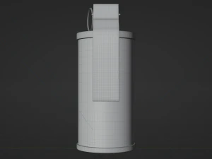 Smoke Grenade - made in Blender 3D Model